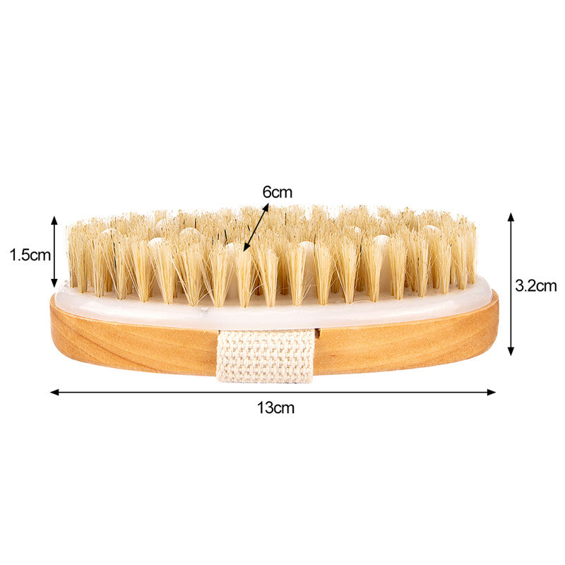 Forest Serenity - Oval Soft Bead Bristle Bath Brush